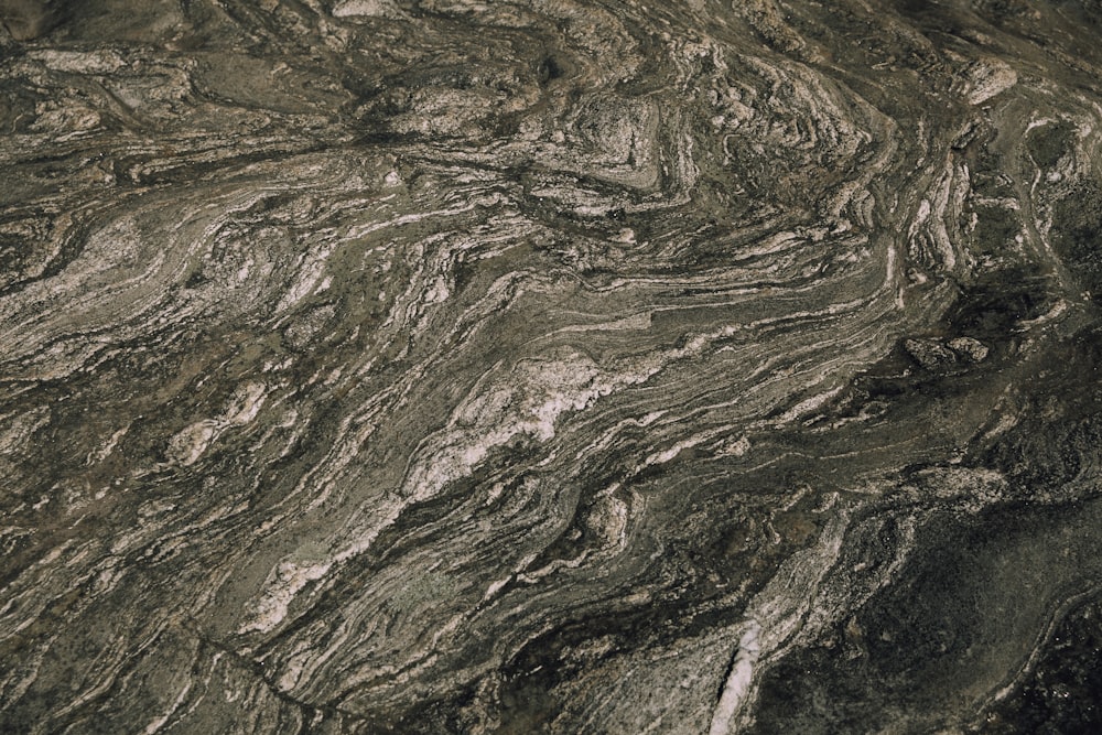 a close up of a black marble surface