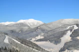 Panoramic view of the resort’s mountain trails winding through vibrant forest.