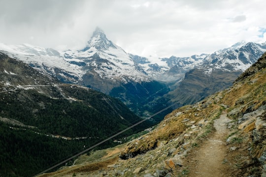 landscape photography of mountains covered with snow in Grindjisee Switzerland