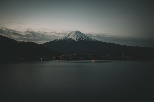 photo of mountain in Lake Kawaguchi Japan