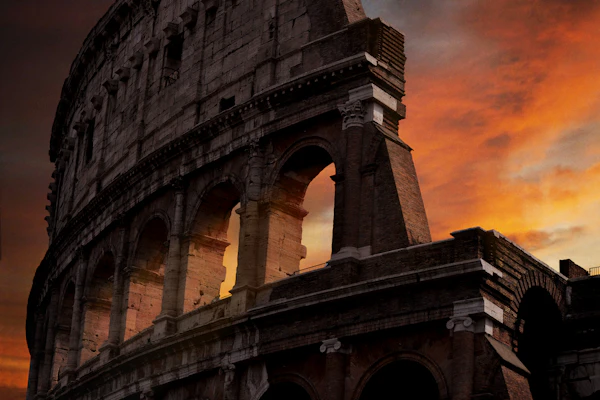 Golden hour, Colosseo