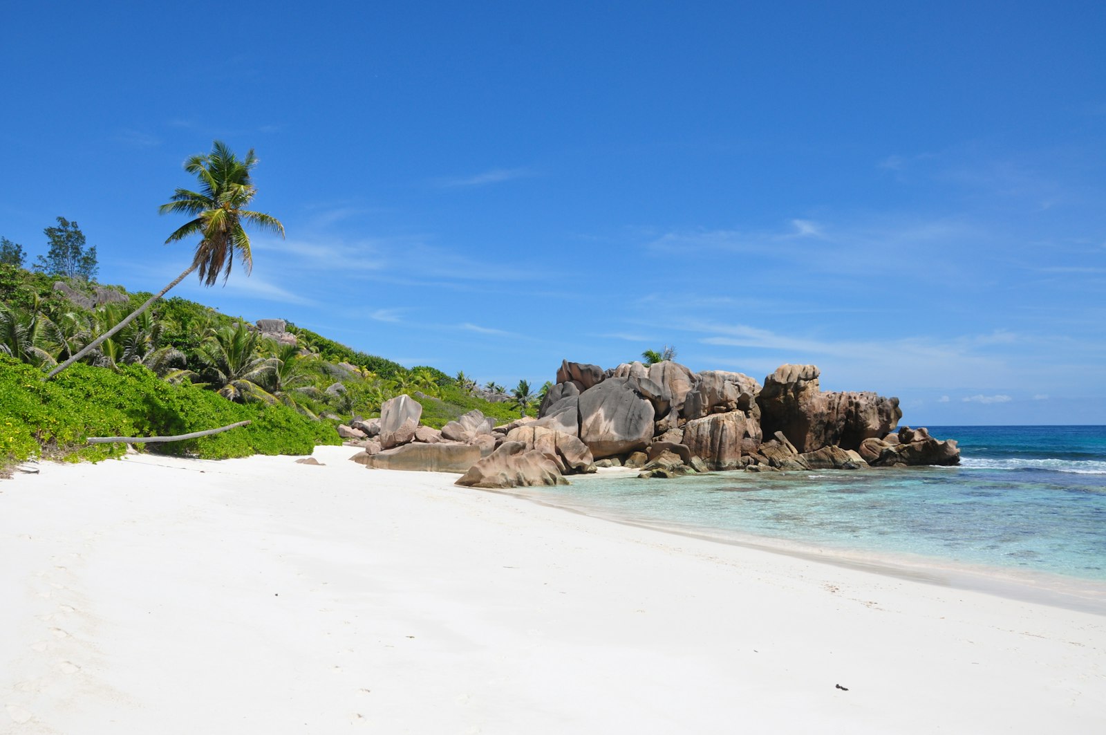 Anse Cocos — дикий пляж, куда ведёт только тропа