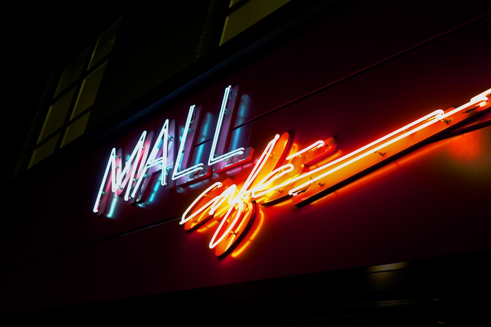 Mall Cafe signage