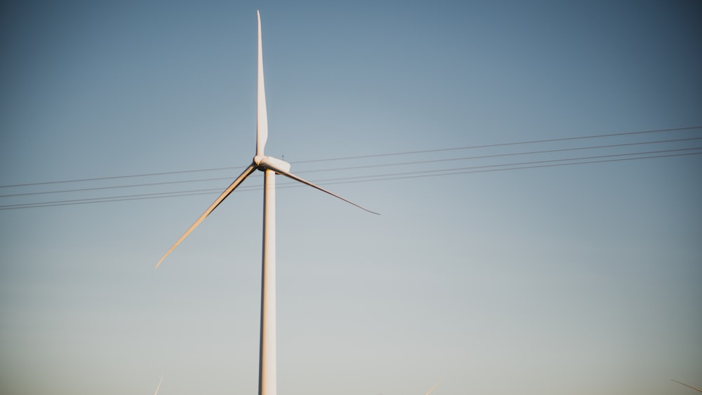 Mise au point peu profonde de l’éolienne