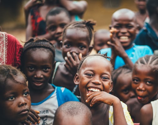 Missionaries sharing a meal together in Uganda