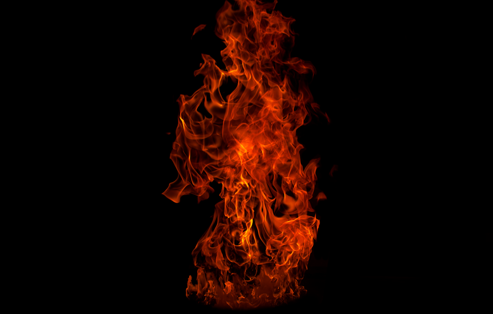 fire digital wallpaper