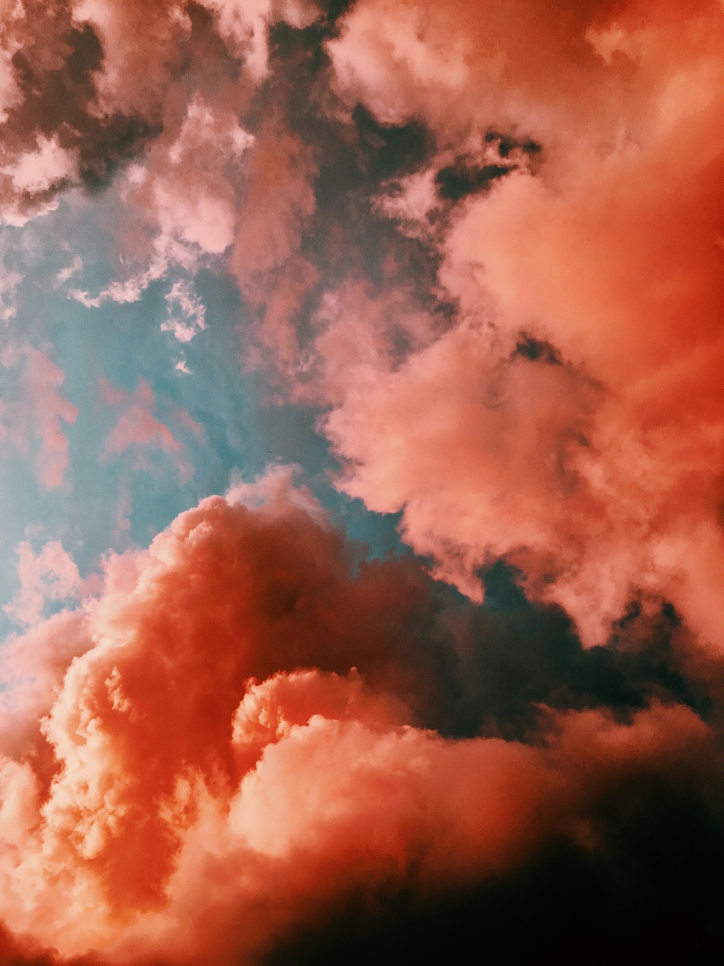 Sunny sky over a home