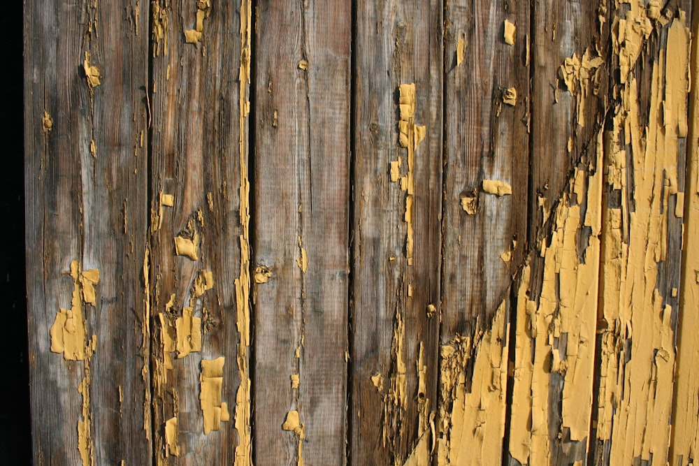 brown wooden fence