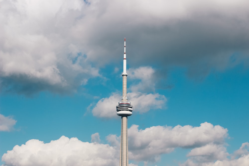 architectural photography of CN Tower