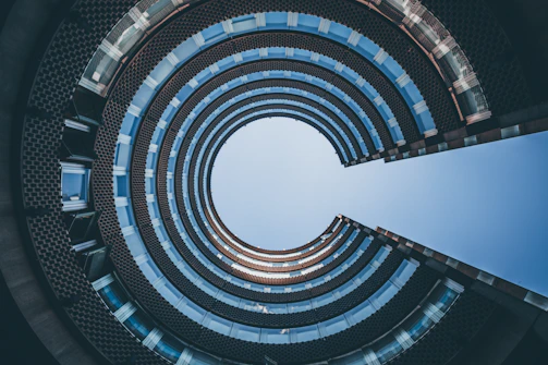 low angle photography of architectural building