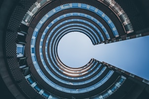 low angle photography of architectural building