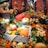 A vibrant Halloween-themed display showcasing unique products.
