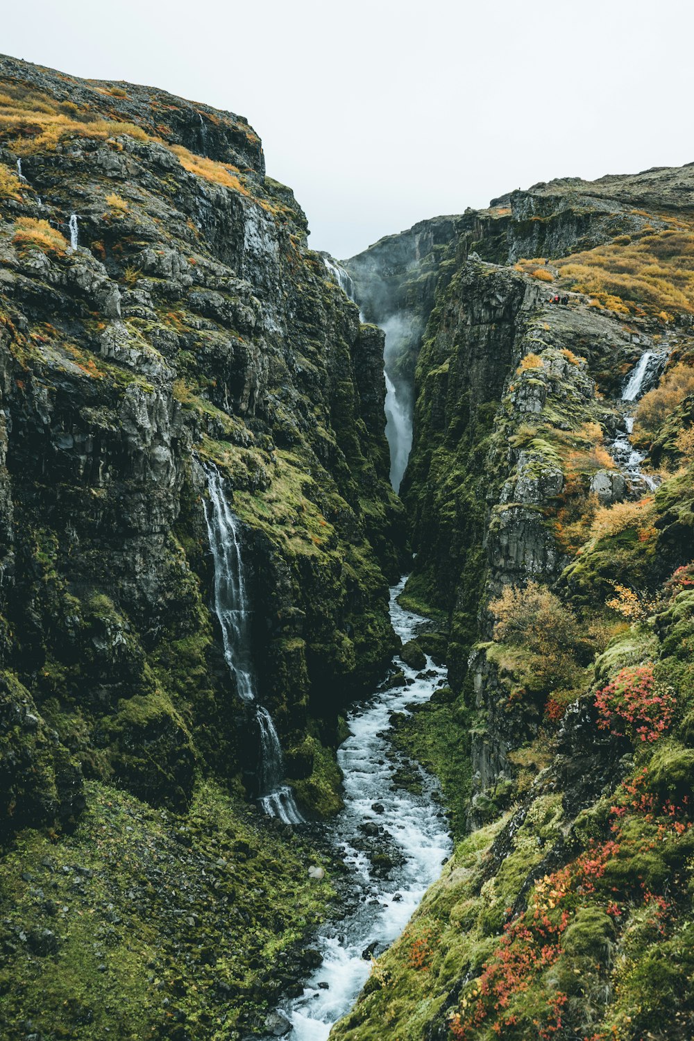 rivière au milieu de la montagne