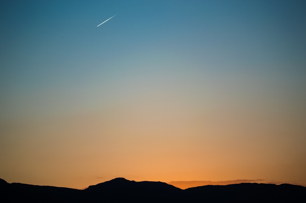 혜성의 풍경 사진