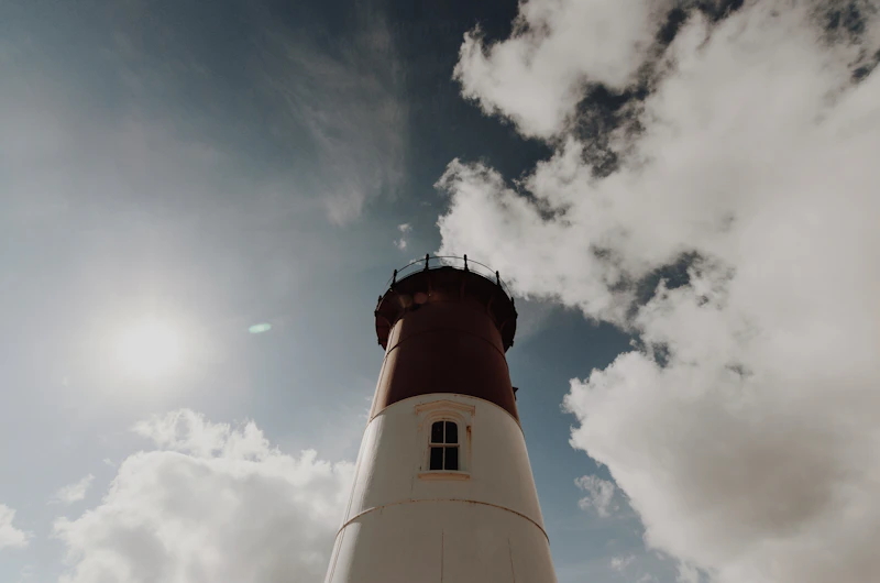 Nauset Lighthouse in Eastham, Cape Cod, Massachusetts — a recognizable New England coastal landmark