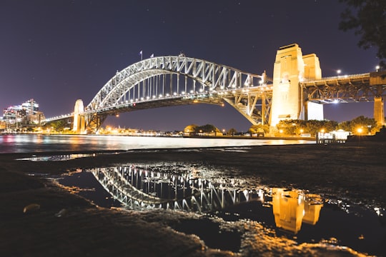 reflection photography of bridge in Mary Booth Lookout Reserve Australia