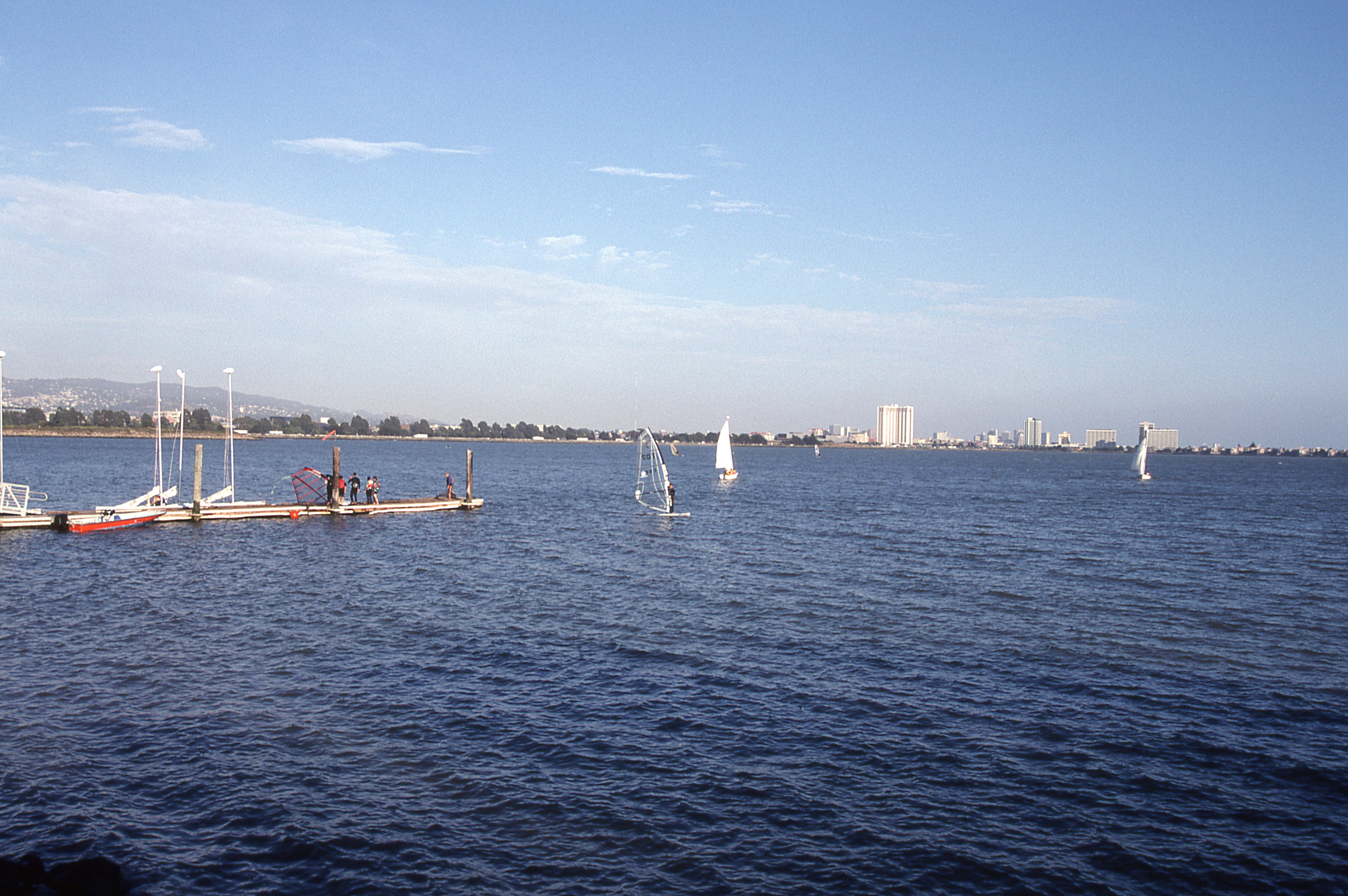 boat sailing on body of water, Berkeley Marina