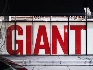 GIANT signage