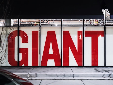 GIANT signage