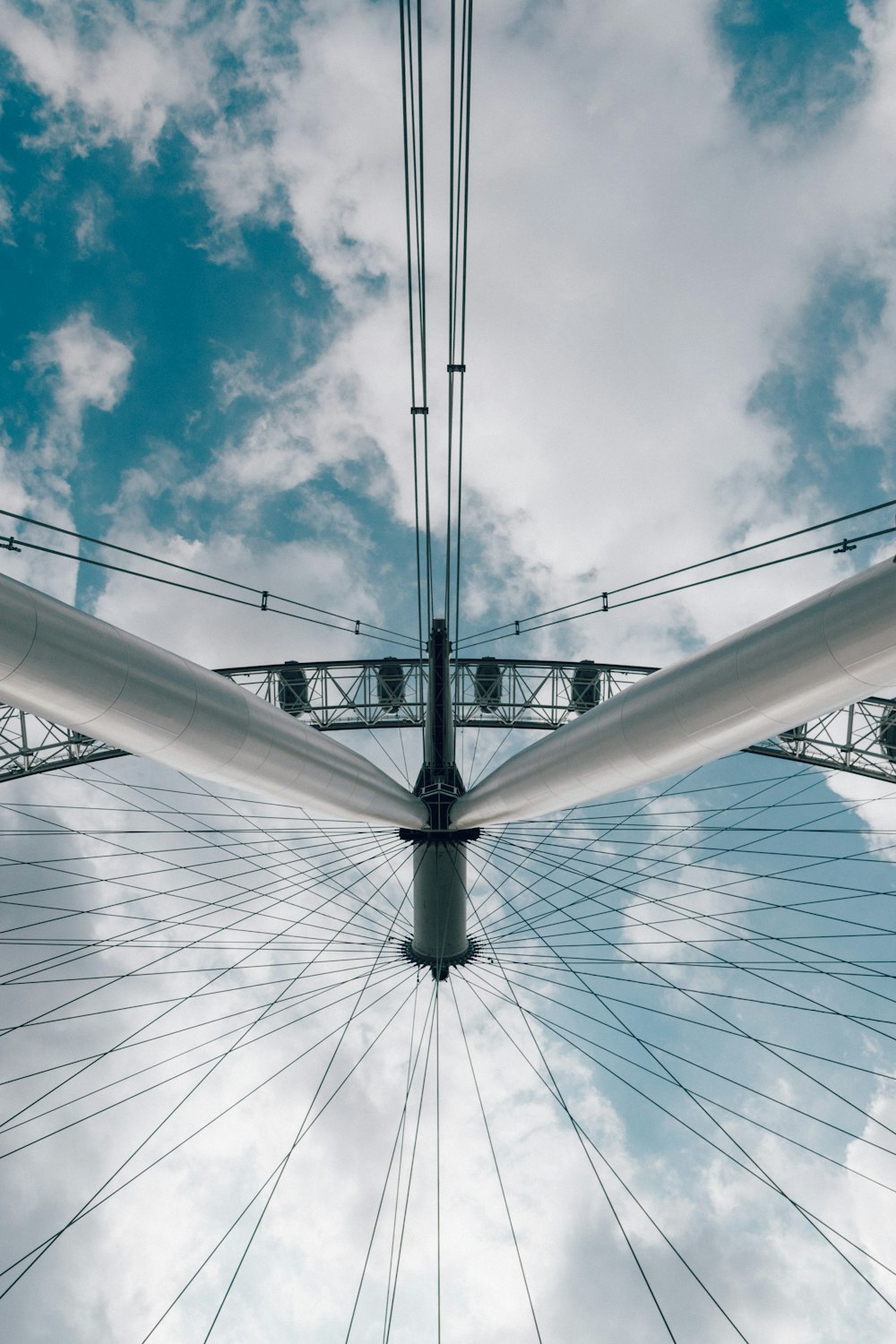 birds eye view photography of London Eye