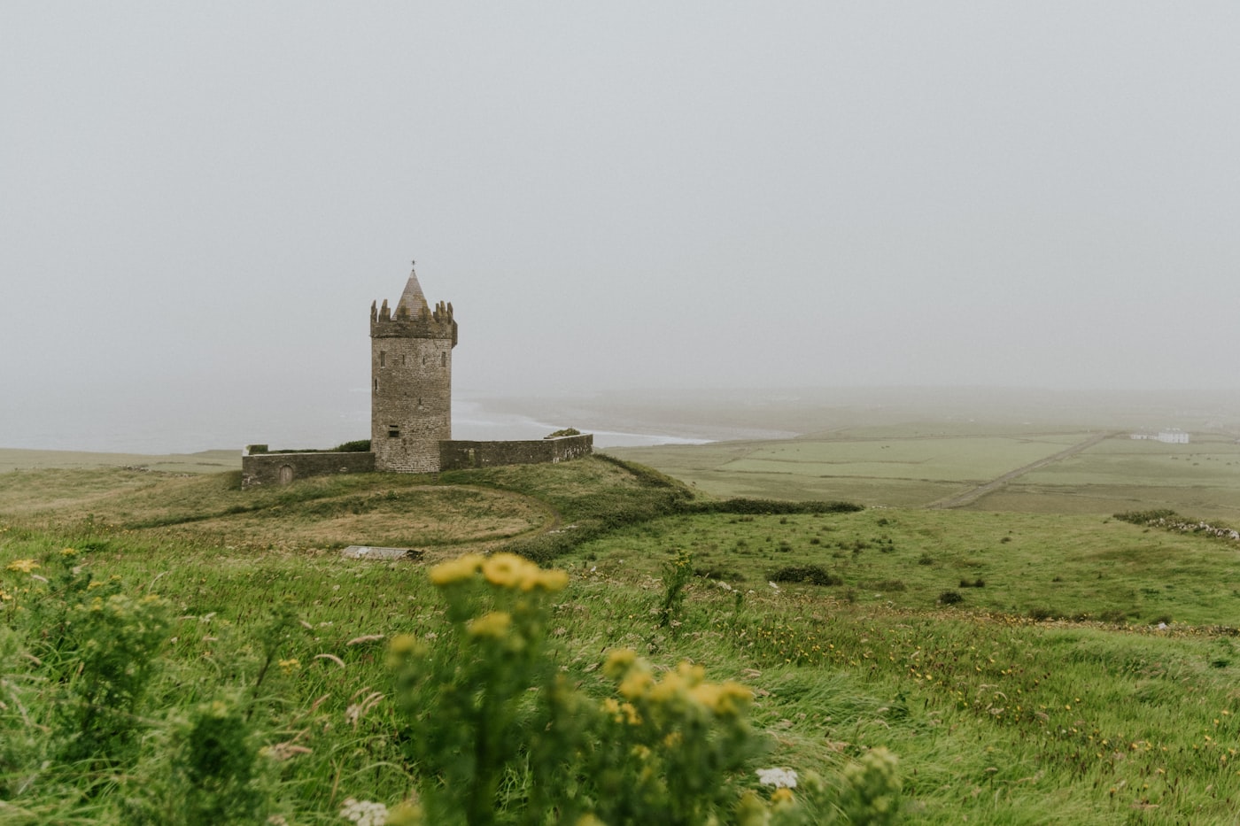Cliffs of Moher and Irish coastline