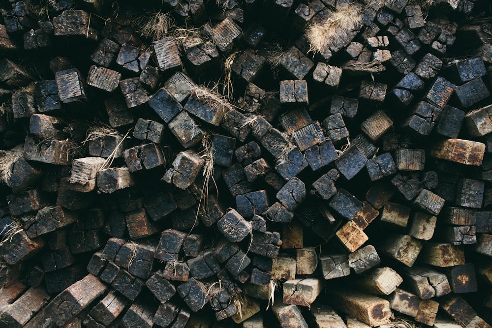photo of pile of firewood
