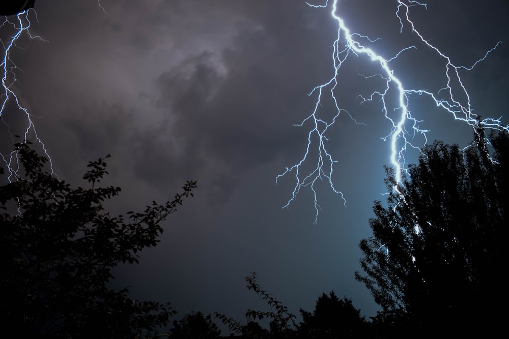 Fotografia di un fulmine