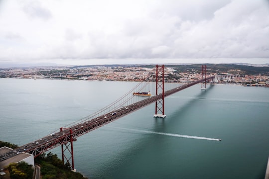 aerial view photography of Golden Gate Bridge San Francisco, California in 25 de Abril Bridge Portugal