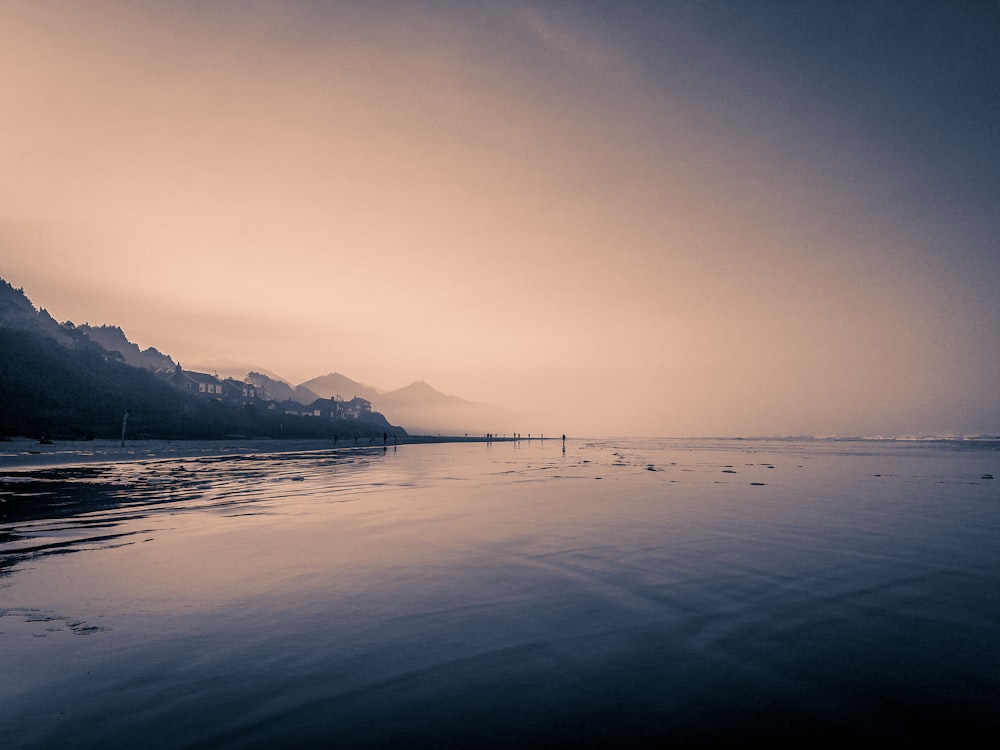 wide angle photo of body of water