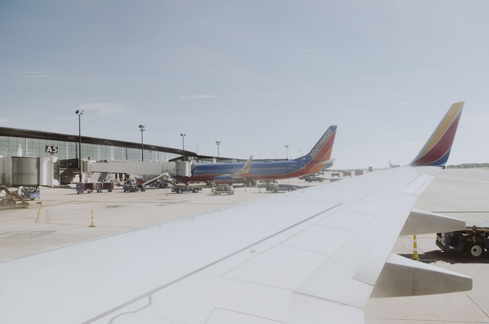 passenger planes on airport at daytime