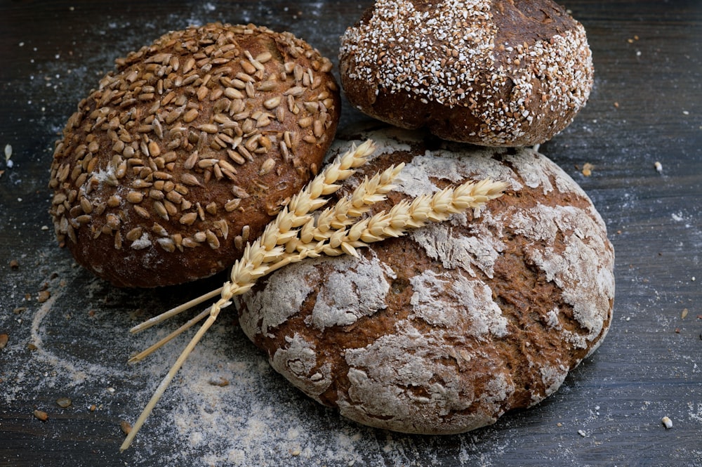 céréales et trois petits pains