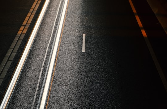 black asphalt road in Venlo Netherlands