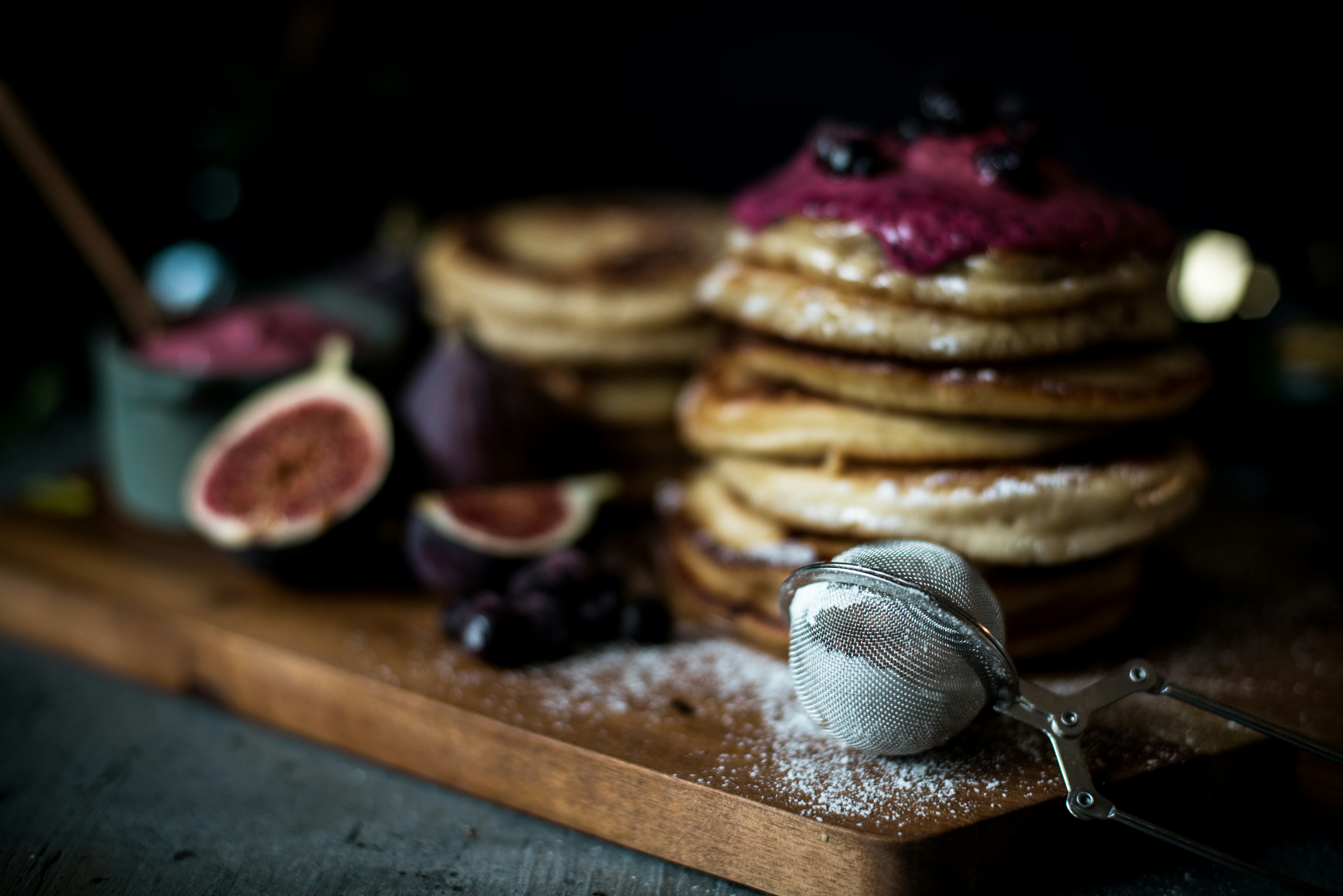 cookie on brown board