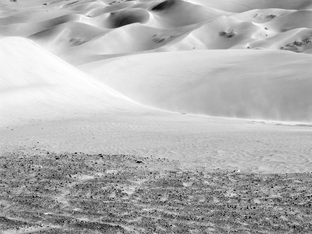 grayscale photography of desert