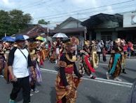 Community members gathered for a lively street parade celebrating Cavite culture.