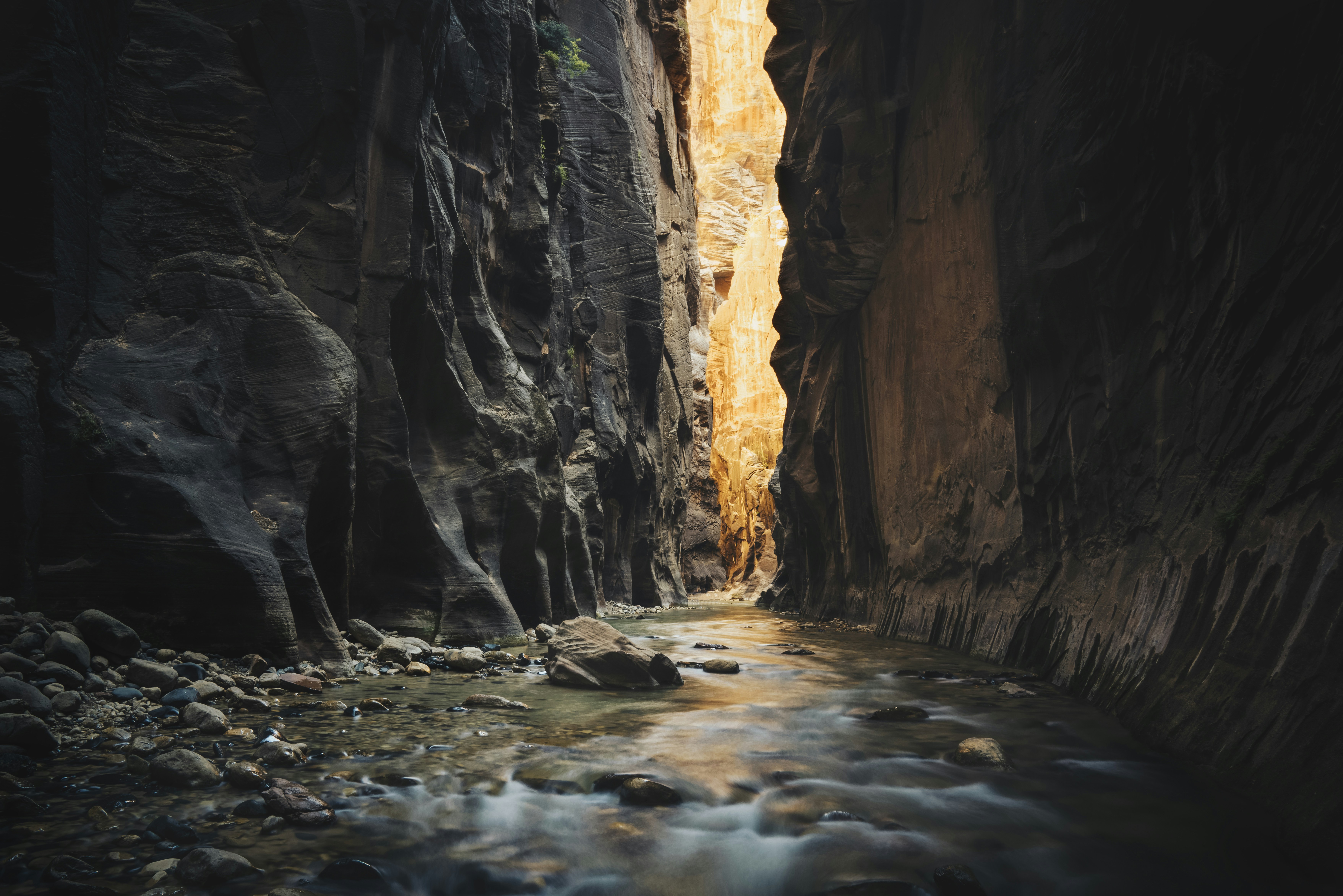 The Narrows hike in Zion National Park is popular but the crowds dissipate the further one goes.