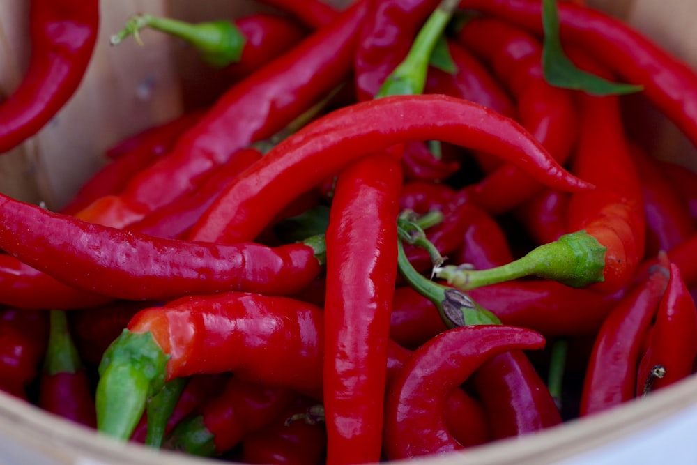 red chilli bundle in beige bowl