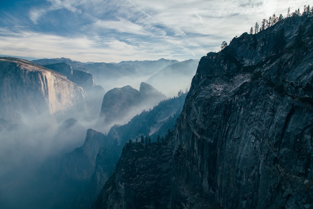 gray rock mountain