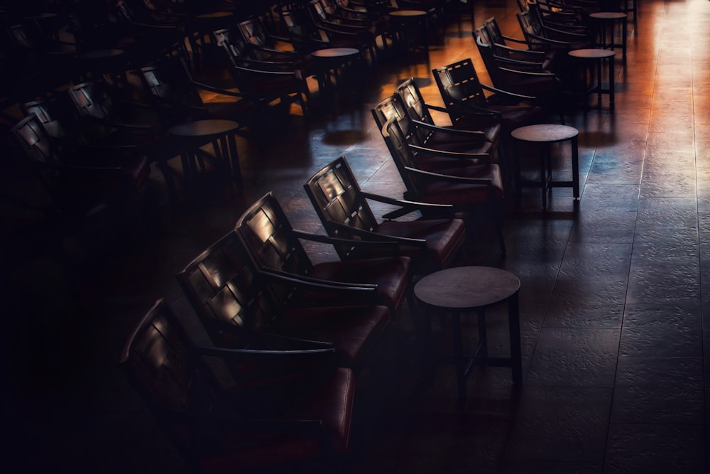 photography of chairs