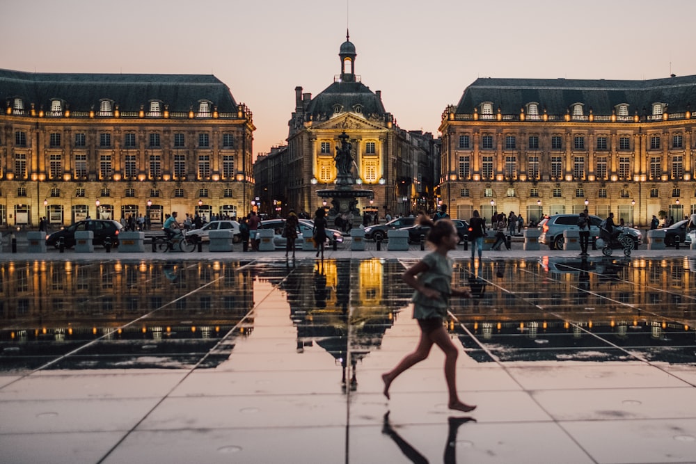 woman running