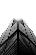 aerial photo of building under white sky