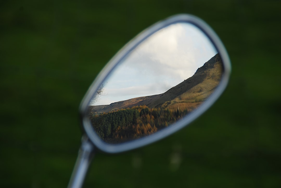 mountain range reflection