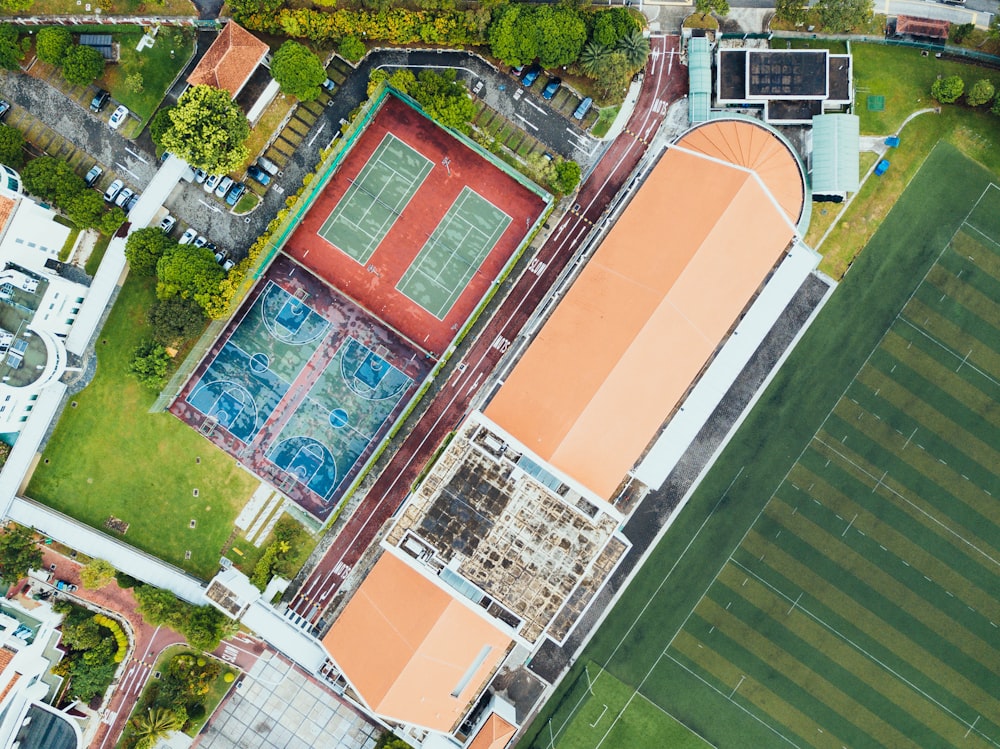 aerial photo of building at daytime