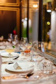 selective focus photography of stemmed glass