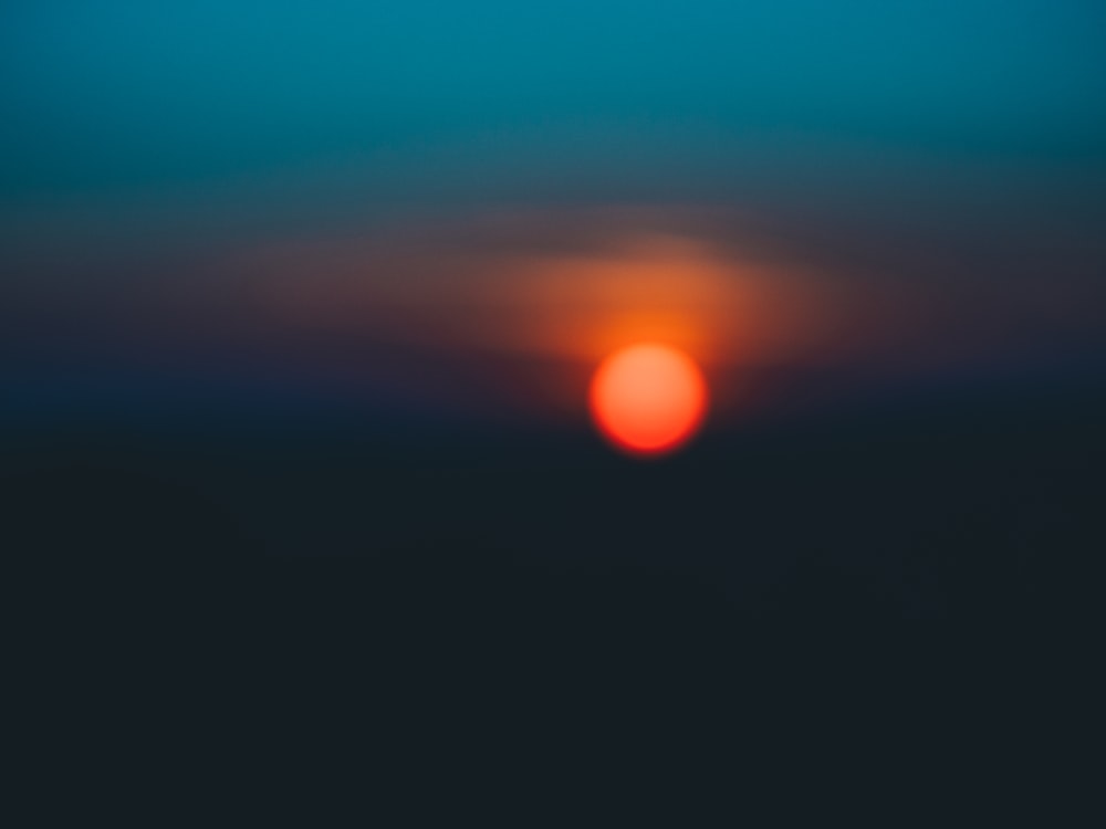 photo of sunset