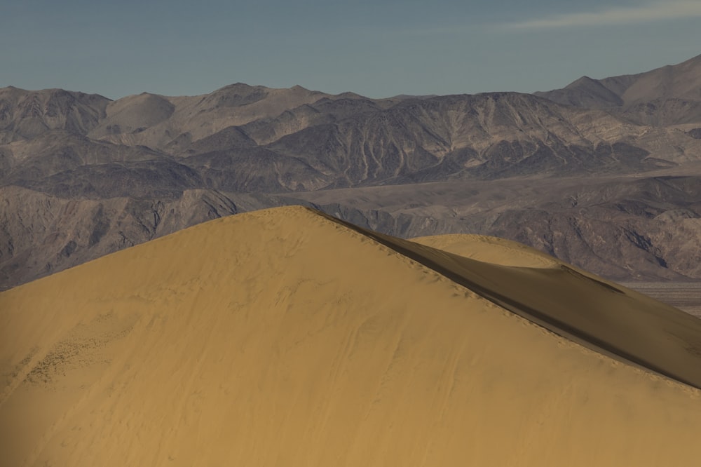 bird's-eye view photography of desert