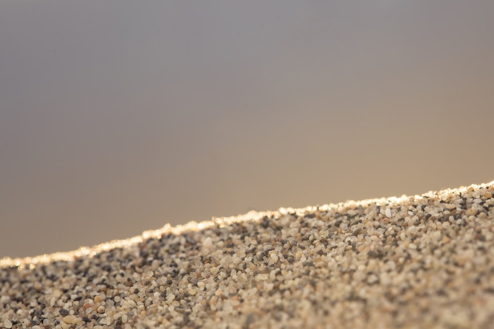 brown sand in close up photography