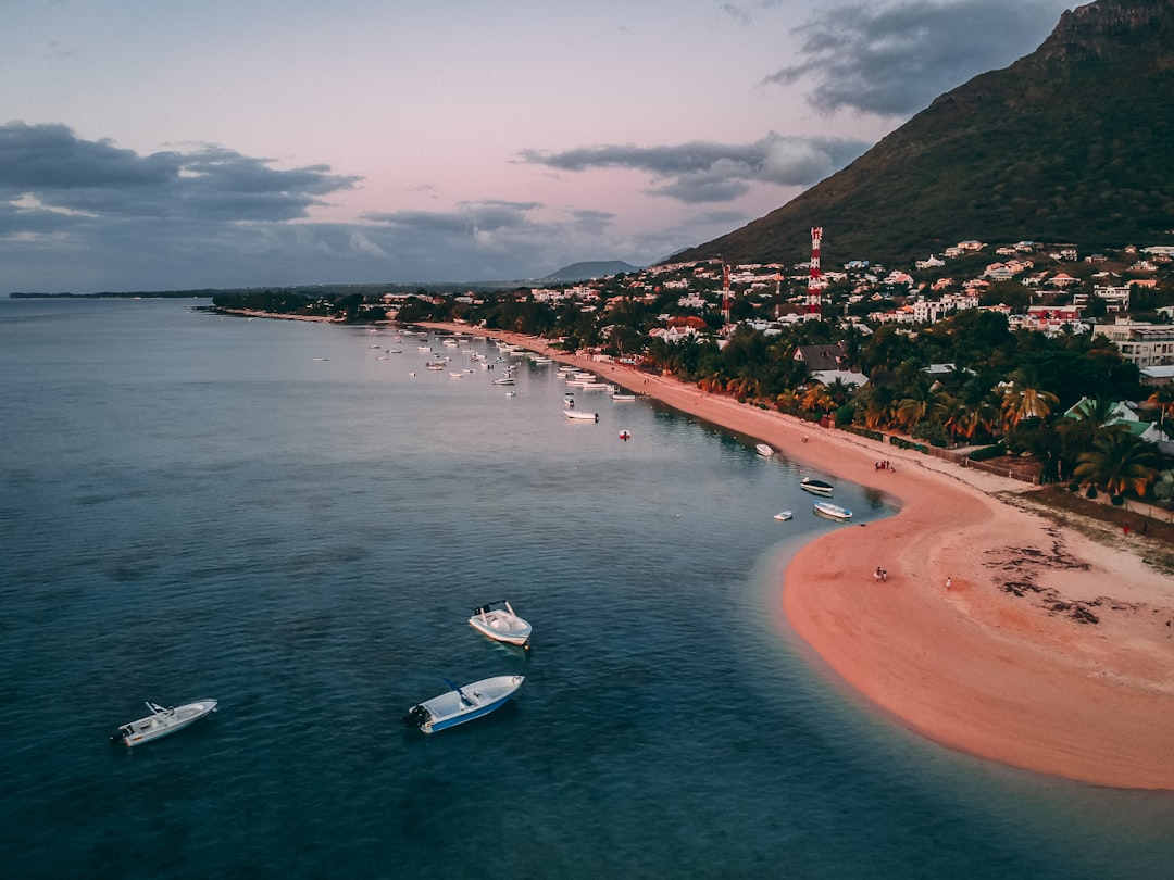 aerial photography of seashore