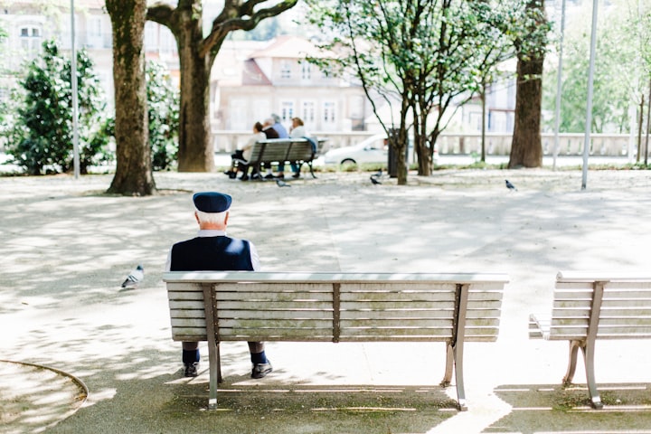 Talking in the park