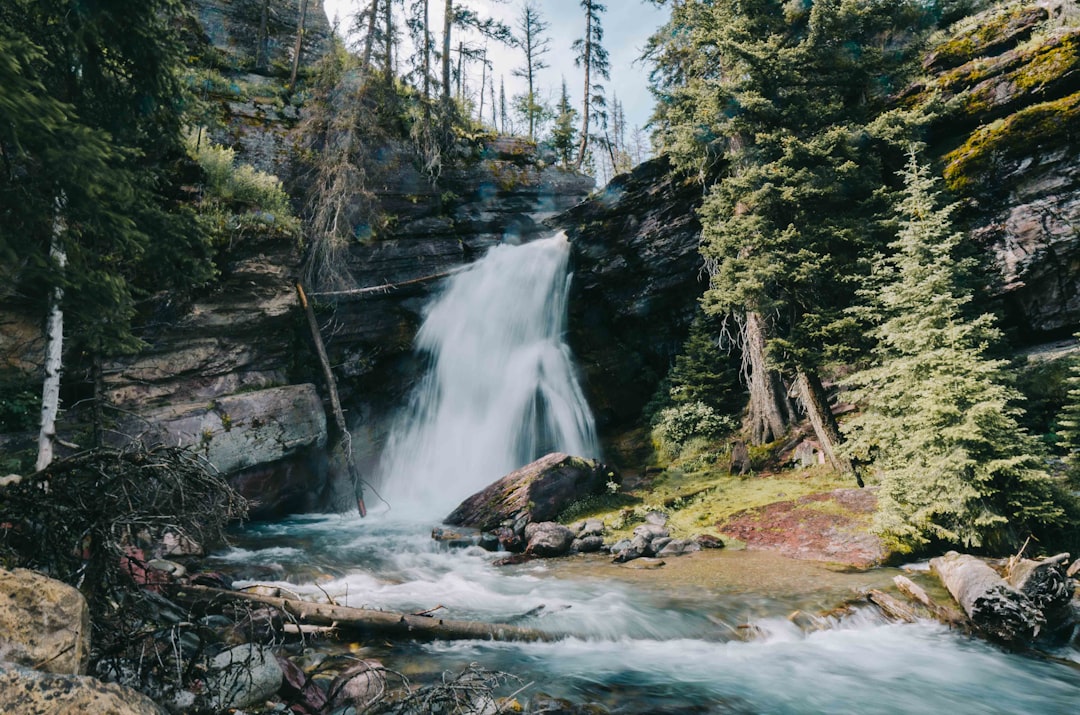 Waterfall photo spot Going-to-the-Sun Road Glacier National Park